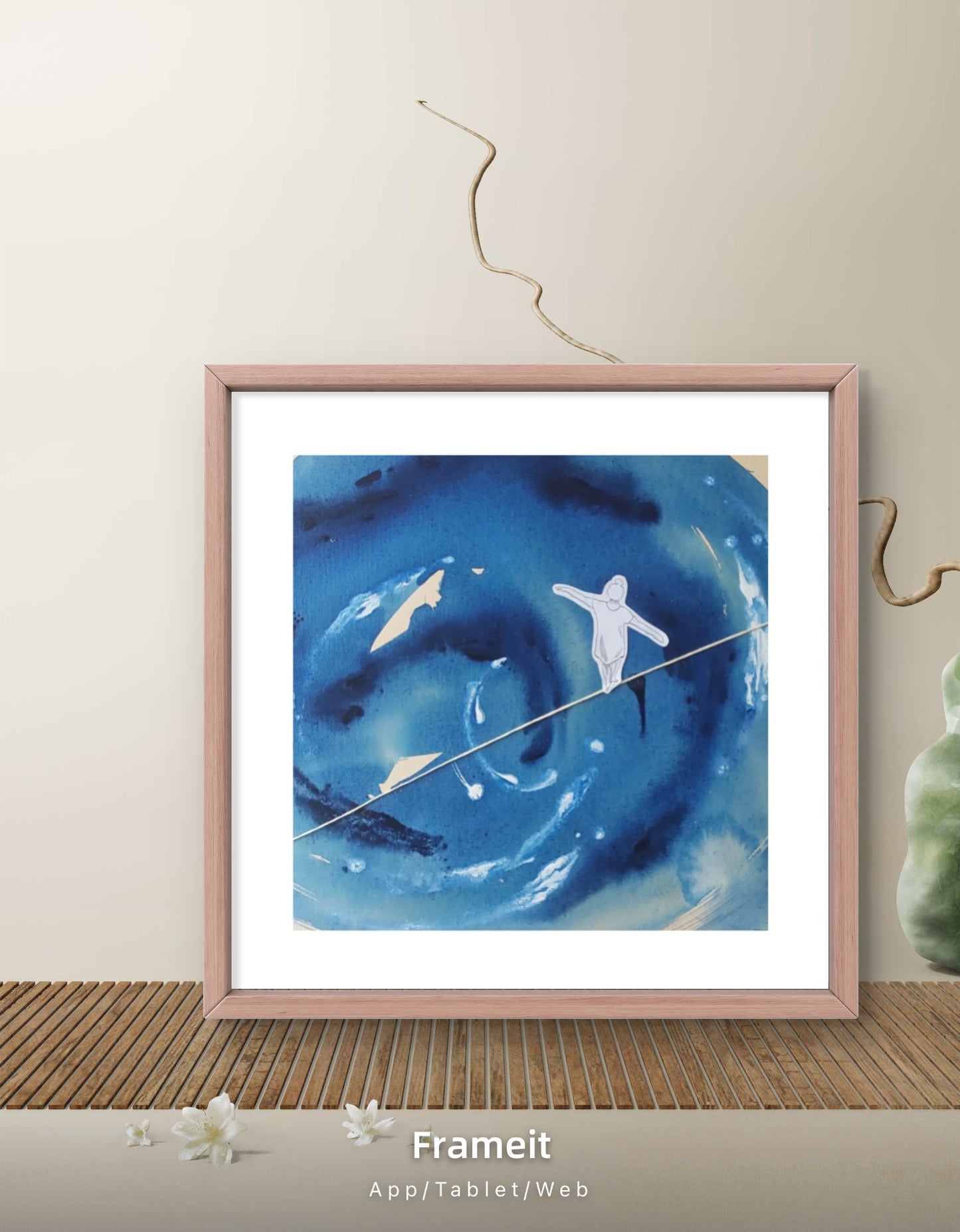 BALANCE Kunstdruck, limitierte Auflage, 30x30 cm